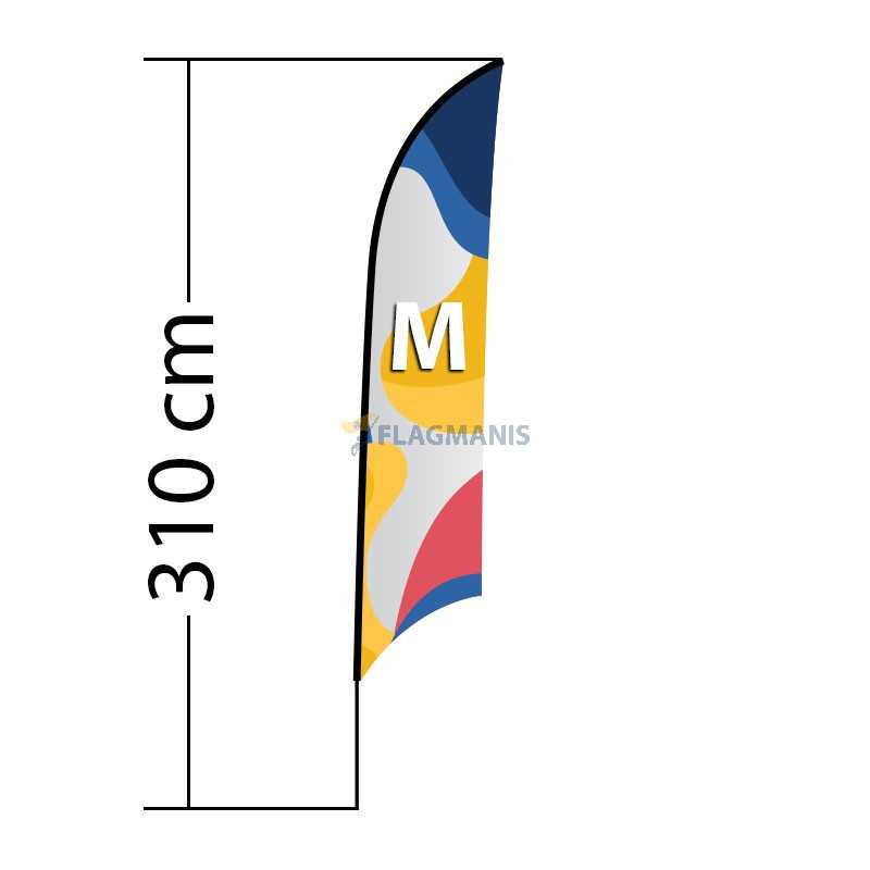 Reklāmas karogs Shark M