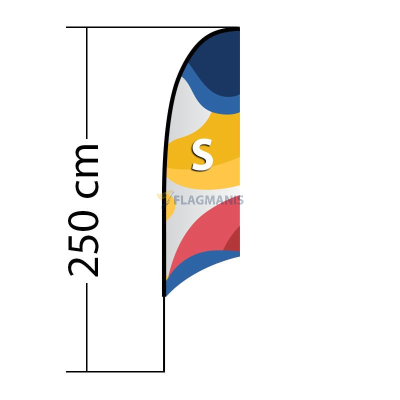 Reklāmas karogs Concave S