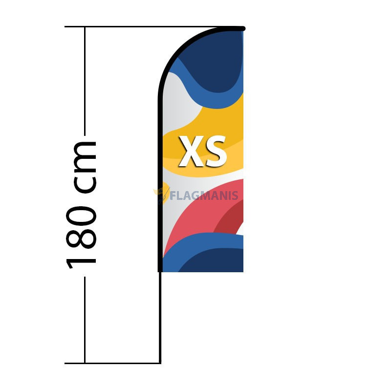 Reklāmas karogs Straight XS