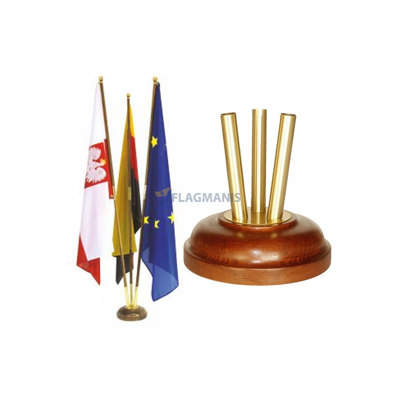 Karoga statīvs LUX, trīsvietīgs