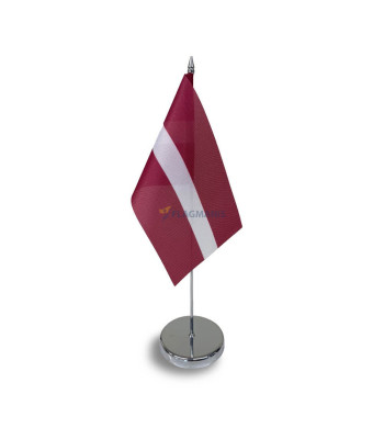 Vienvietīgs metāla galda karogu statīvs ECO-I
