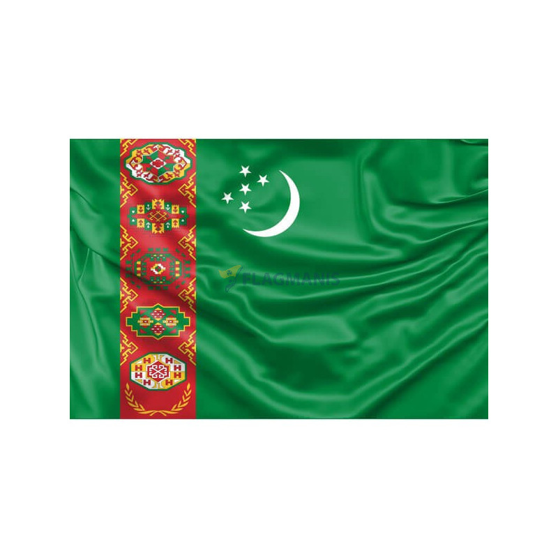 Turkmenistānas karogs Turkmenistānas karogs