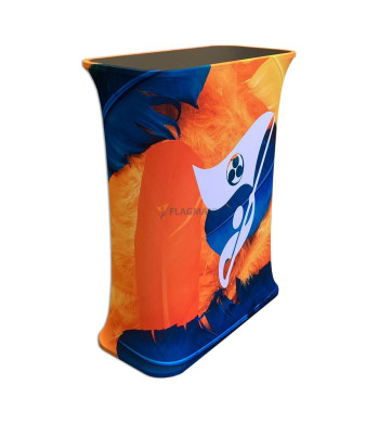 Mobilais tekstila galds RECT-LED, taisnstūrveida