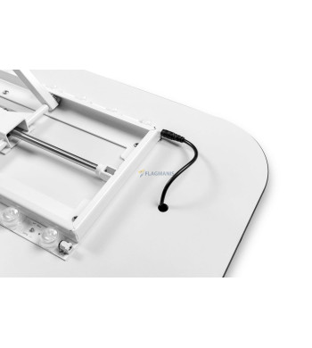 Mobilais tekstila galds RECT-LED, taisnstūrveida