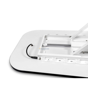 Mobilais tekstila galds RECT-LED, taisnstūrveida