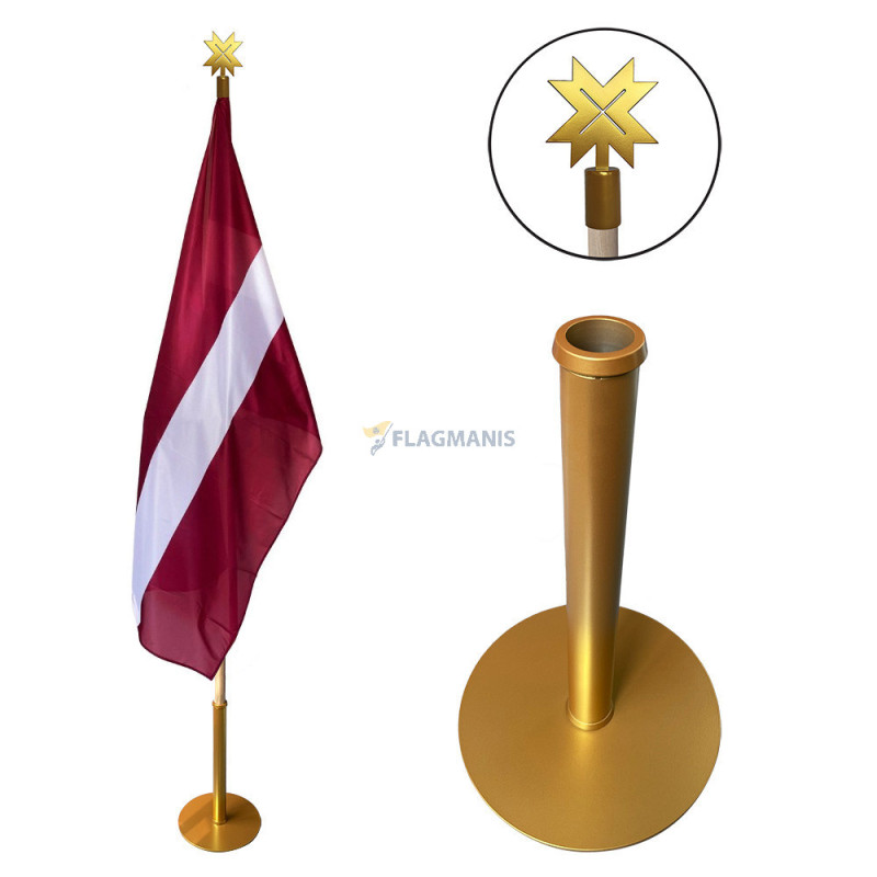 Vienvietīgs karoga statīvs ALFA GOLD 360
