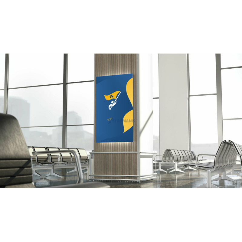 Sienas gaismas stends Flagman Pro, 100 x 150 cm