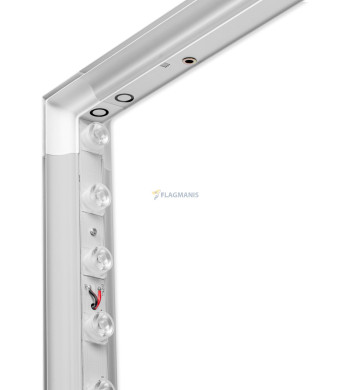Sienas gaismas stends Flagman Pro, 100 x 150 cm