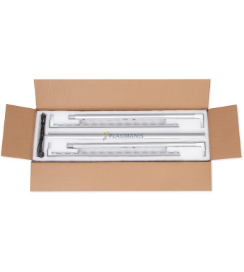 Sienas gaismas stends Flagman Pro, 100 x 150 cm