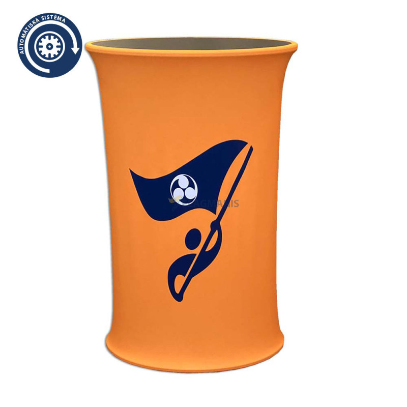 Mobilais tekstila galds OVAL-AUTO, ovāls