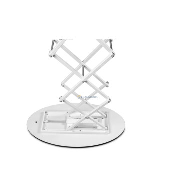 Mobilais tekstila galds OVAL-LED, ovāls