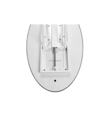 Mobilais tekstila galds OVAL-LED, ovāls