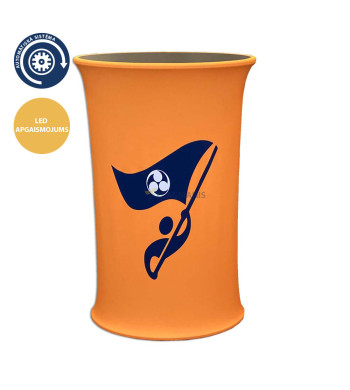 Mobilais tekstila galds OVAL-LED, ovāls