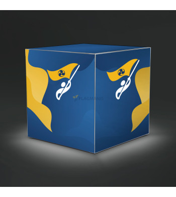 Tekstila kolonna COL500K, izgaismota