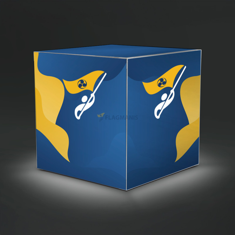 Tekstila kolonna COL500K, izgaismota