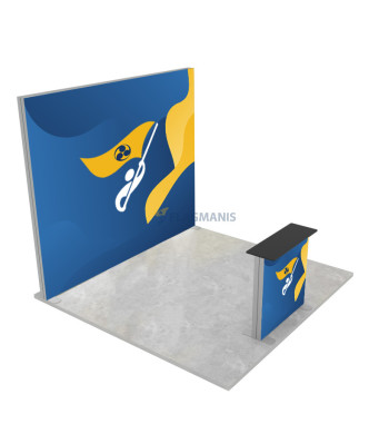 Izstāžu sistēma GO, 9m² (3x3)