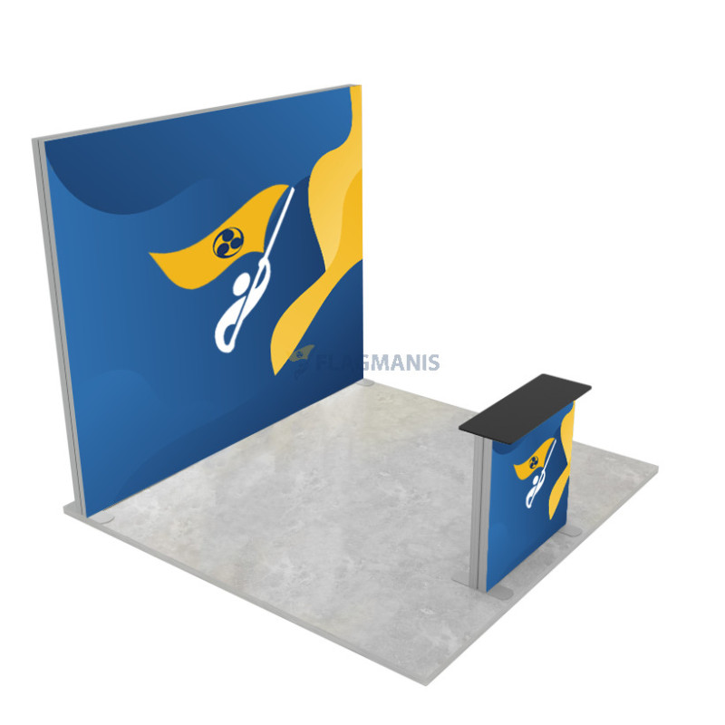 Izstāžu sistēma GO, 9m² (3x3)