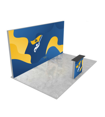 Izstāžu sistēma GO, 16m² (4x4)