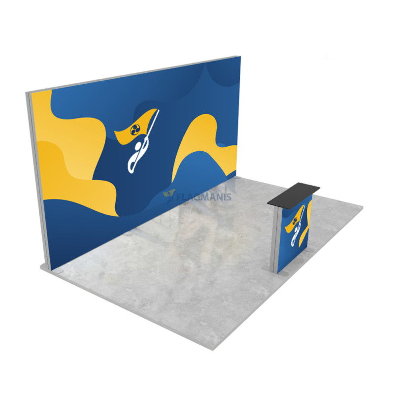 Izstāžu sistēma GO, 16m² (4x4)