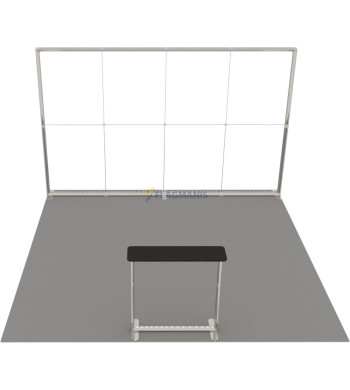 Izstāžu sistēma GO, 16m² (4x4)