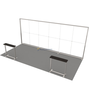 Izstāžu sistēma GO, 18m² (6x3)