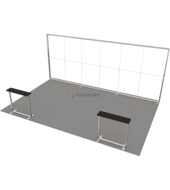 Izstāžu sistēma GO, 24m² (6x4) II