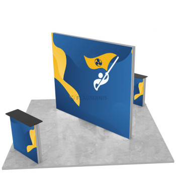 Izstāžu sistēma GO Island, 16m² (4x4)