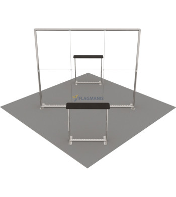 Izstāžu sistēma GO Island, 16m² (4x4)