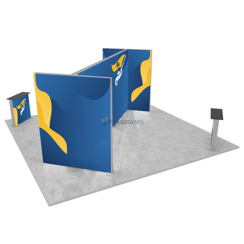 Izstāžu sistēma GO Island, 25m² (5x5)