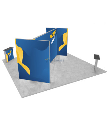Izstāžu sistēma GO Island, 36m² (6x6)