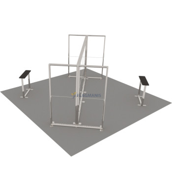 Izstāžu sistēma GO Island, 36m² (6x6)