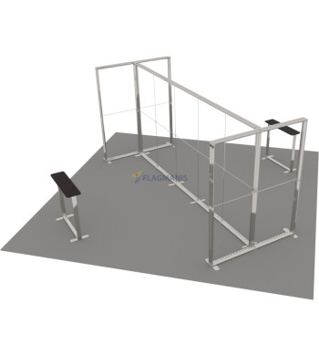 Izstāžu sistēma GO Island, 36m² (6x6)