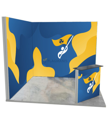 Izstāžu sistēma GO Corner, 9m² (3x3)