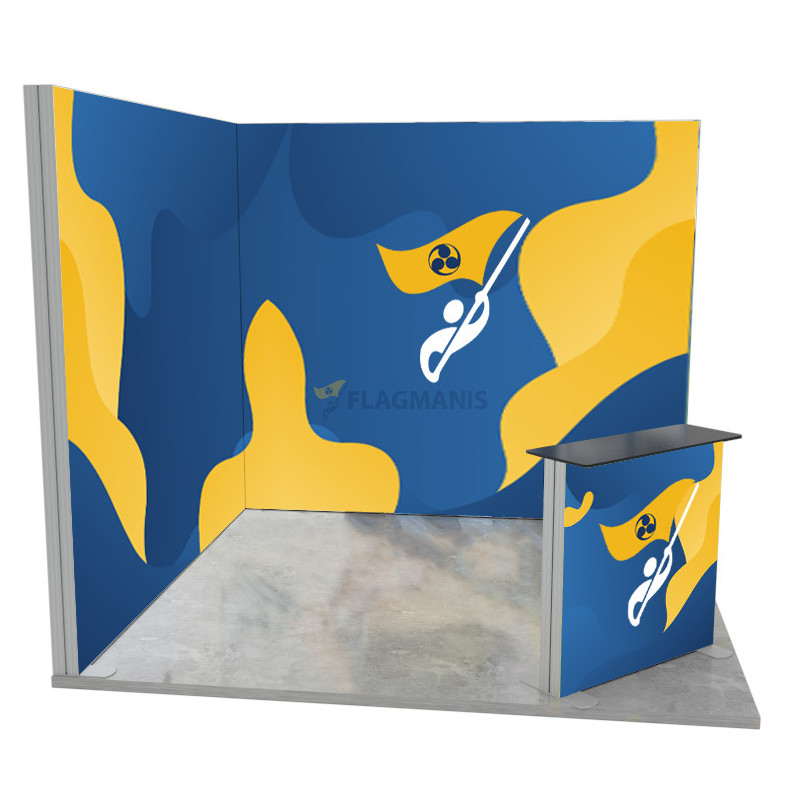 Izstāžu sistēma GO Corner, 9m² (3x3)