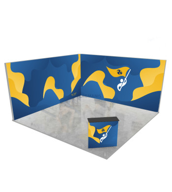 Izstāžu sistēma GO Corner, 25m² (5x5)