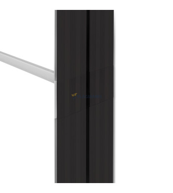 Mobilais gaismas stends Flagman Pro Black, 200 x 250 cm