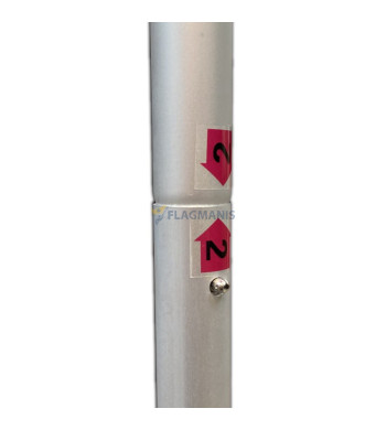 Tekstila siena Flagman Popular90, 230 cm augstums