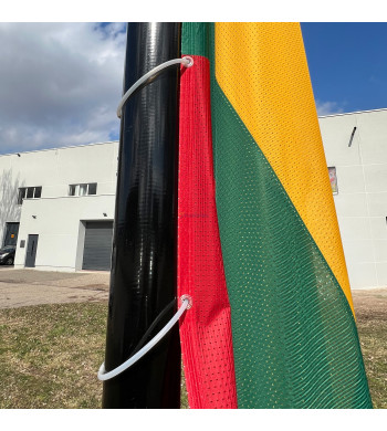 Plastmasas gredzens karoga nostiprināšanai pie masta